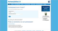 Desktop Screenshot of parkeerplekken.nl